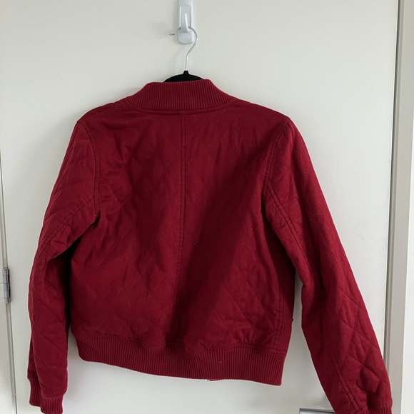 Sincerely Jules' The Girl Bomber Jacket (wine) - Picture 5 of 5